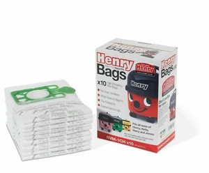 GENUINE Henry Hoover Bags x 10 Hetty Vacuum Cleaner Hepa Hepaflo X 8 PACKS - Picture 1 of 3