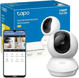 Tapo Pan/tilt Smart Security Camera, Baby Monitor, Indoor Cctv, 360°  TC70