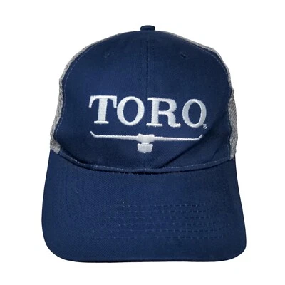 Chapéu TORO Snapback malha traseira azul tamanho único bordado colorblock - Imagem 1 de 4