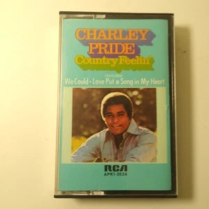 Charley Pride - Country Feelin'  1974 RCA Paper Label Cassette Tape APK1-0534 - Imagen 1 de 2