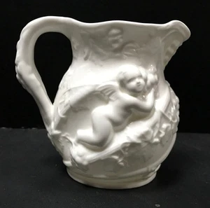 Querubines jarra blanca Minton Bone China OA 2214 - MUY BONITOS 5" de alto - Imagen 1 de 7