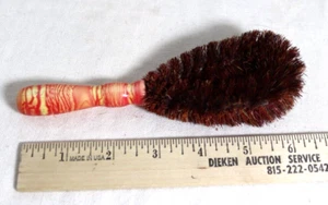 Clothing Brush Swank Wood Painted Handle Natural Bristles Vintage - Picture 1 of 3