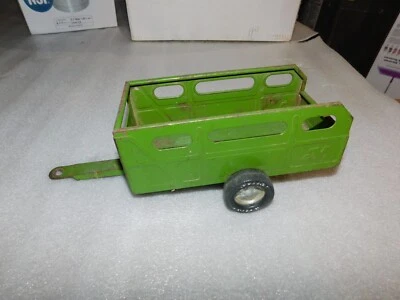 Vintage Pressed Steel Nylint Green Utility Trailer 1970s  Used - Image 1 of 4
