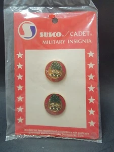 Set of US Army 5th Field Artillery Crest DUI (Sealed) by Susco - Picture 1 of 4