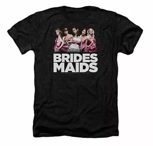 Trevco Men's Bridesmaids Short Sleeve T-Shirt, Heather Black, Medium - Picture 1 of 1