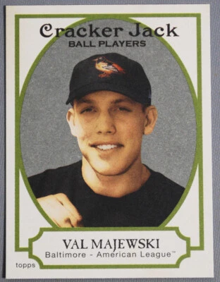 2005 Topps Cracker Jack #177 02/25 Grey Mini Val Majewski Baseball Card - Image 1 of 2