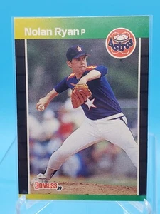 1989 Donruss Nolan Ryan HOF #154 Baseball Card Hall Of Famer. Astros and Rangers - Picture 1 of 2