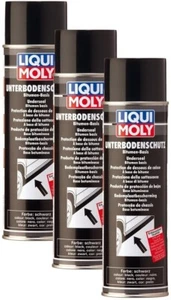 3X LIQUI Moly 6111 Unterbodenschutz Bitumen schwarz Spray Unterboden-Schutz 500m - Bild 1 von 3