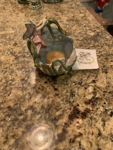 NWT Blue Sky Clay works Fairy Tales Lily Of The Valley Votive Holder - Picture 1 of 7