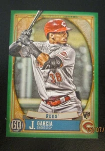 2021 Topps Gypsy Queen JOSE GARCIA RC Green Parallel ROOKIE CARD #150 - Foto 1 di 3