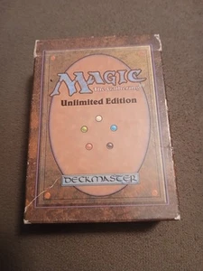 Magic the Gathering - Unlimited Starter Deck Empty Box No Mtg Cards - Picture 1 of 7