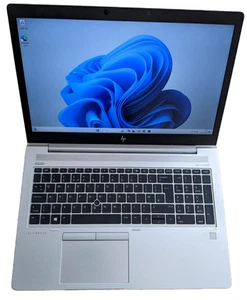 HP Elitebook 755 G5 Ryzen 5 Pro 2500U 2GHz 8GB 256GB SSD 15.6" FHD Laptop 2911 - Picture 1 of 10