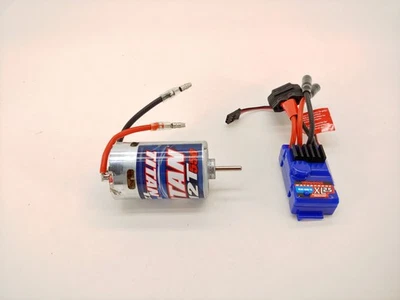 Traxxas XL-2.5 Cepillado ESC/Enchufe TRX/Motor Titan 12T 550 1/16 E-Revo Slash Foto 1 de 4