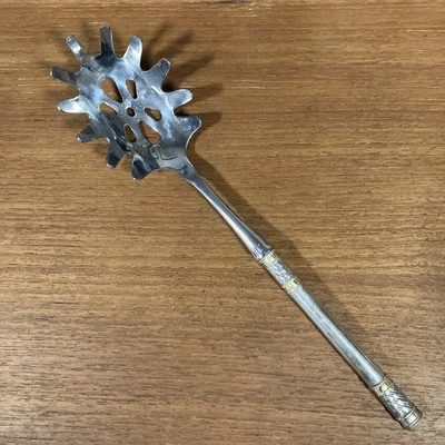 Aegean Weave Gold by Wallace Sterling Silver Pasta Server HH 11" - Image 1 of 2