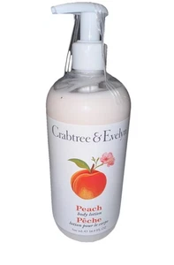 Crabtree & Evelyn Peach Scented Body Lotion 16.9 oz with Pump - Picture 1 of 4