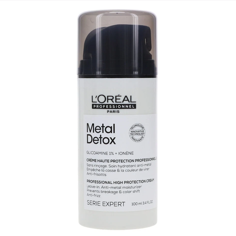 Crema de alta protección antimetal sin enjuague desintoxicación de metales L'oreal Serie Expert 3,4 oz Foto 1 de 1