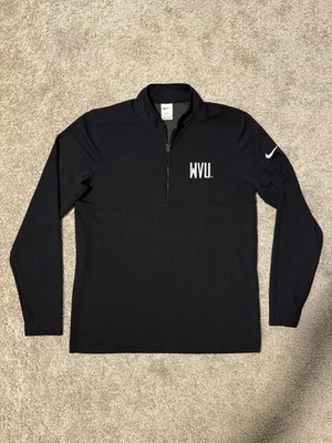 WVU Nike Golf Team Issue 1/2 Zip Pullover West Virginia Mountaineers Medium - Image 1 of 4
