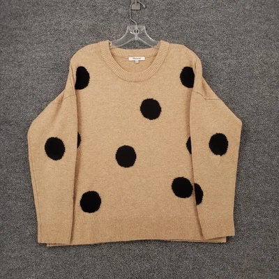 Suéter Madewell Mujer M Mediano Beige Punto Gris Mezcla Lana Pullover Tejido Foto 1 de 4