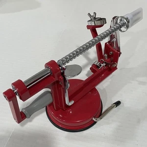 3-in-1 Kitchen Tool Apple Fruit Corer Slicer Peeler Slinky Machine Potato Cutter - Picture 1 of 9