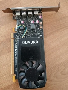 NVIDIA Quadro P1000 4GB GDDR5 PCIe 3.0 x4 Mini DP Graphics Card - Bild 1 von 13