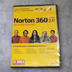 Norton 360 Version 2.0 All-In-One Security PC Software – New Sealed - Picture 1 of 2