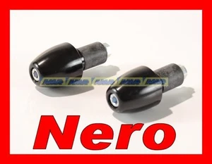 COPPIA PESI ANTIVIBRANTI MOTO COLORATI NERO STABILIZZATORI MANUBRIO - Imagen 1 de 1