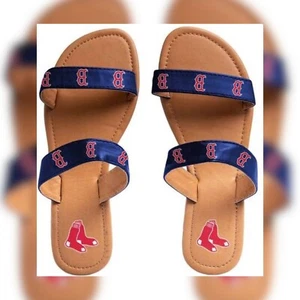 NWT Boston Red Sox MLB women’s sandals slides size small 5/6 - Picture 1 of 6