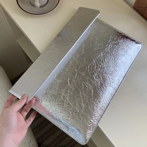 PU Leather Sliver Laptop Sleeve Bag For Macbook For Lenovo Thinkpad For DELL _wa - Bild 1 von 14