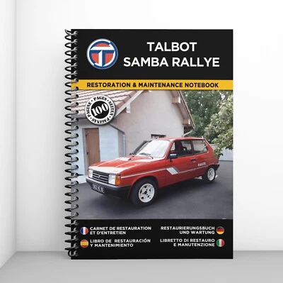 TALBOT SAMBA RALLYE : Libretto Di Restauro E Manutenzione - CONSEGNA GRATUITA - Immagine 1 di 4