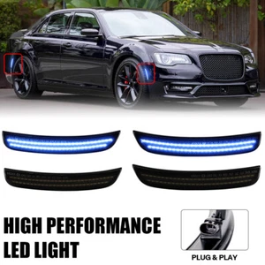 Parachoques delantero trasero delantero luces LED para Chrysler 300 300S 300C 2015-2023 - Imagen 1 de 8