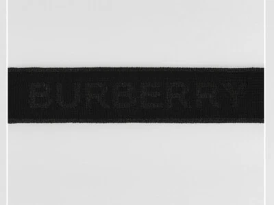 Diadema jacquard negra unisex con logotipo de Burberry nueva con etiquetas Foto 1 de 4