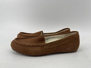 Vionic McKenzie Loafer Slipper Schuhe Kunstfell gefüttert Damengröße 8 toffee braun - Bild 1 von 8