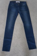 NEW Etienne Marcel Tall Stretch Skinny Lightweight Dark Blue Denim Jeans 27 M 