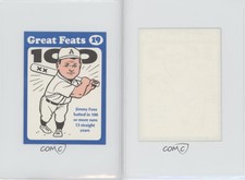 1972 Laughlin Great Feats Blue Border Jimmie Foxx #19 HOF