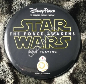 Disney Button Star Wars Celebrate The Release of The Force Awakens Now Playing - Picture 1 of 2