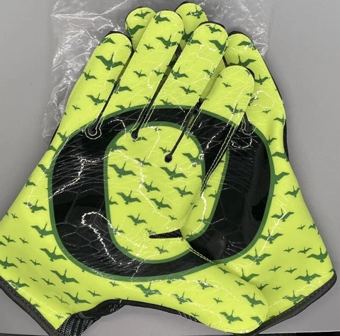 Nike Oregon Ducks Team Issued PE Vapor Jet Football Gloves PLAYER EXCLUSIVE NEW! Cover