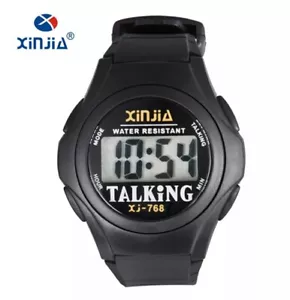 Orologio Parlante digitale XJ-768i Anziani Bambini Non Vedenti Vocale Italiano - Foto 1 di 7