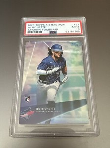 PSA 9 2020 Topps X Steve Aoki Bo Bichette 22 Wave 1 Rookie Card Rainbow Foil