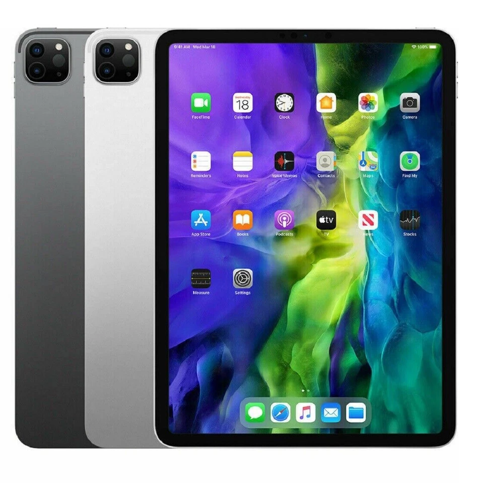 Apple iPad Pro (2020) 11" 2nd Gen All Storage and Colors WiFi or Cellular - Good - Image 1 of 4