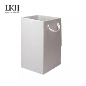 Laundry Basket Foldable Clothes Storage Box Bin Sturdy Handle Self Seal Lid - Picture 1 of 5