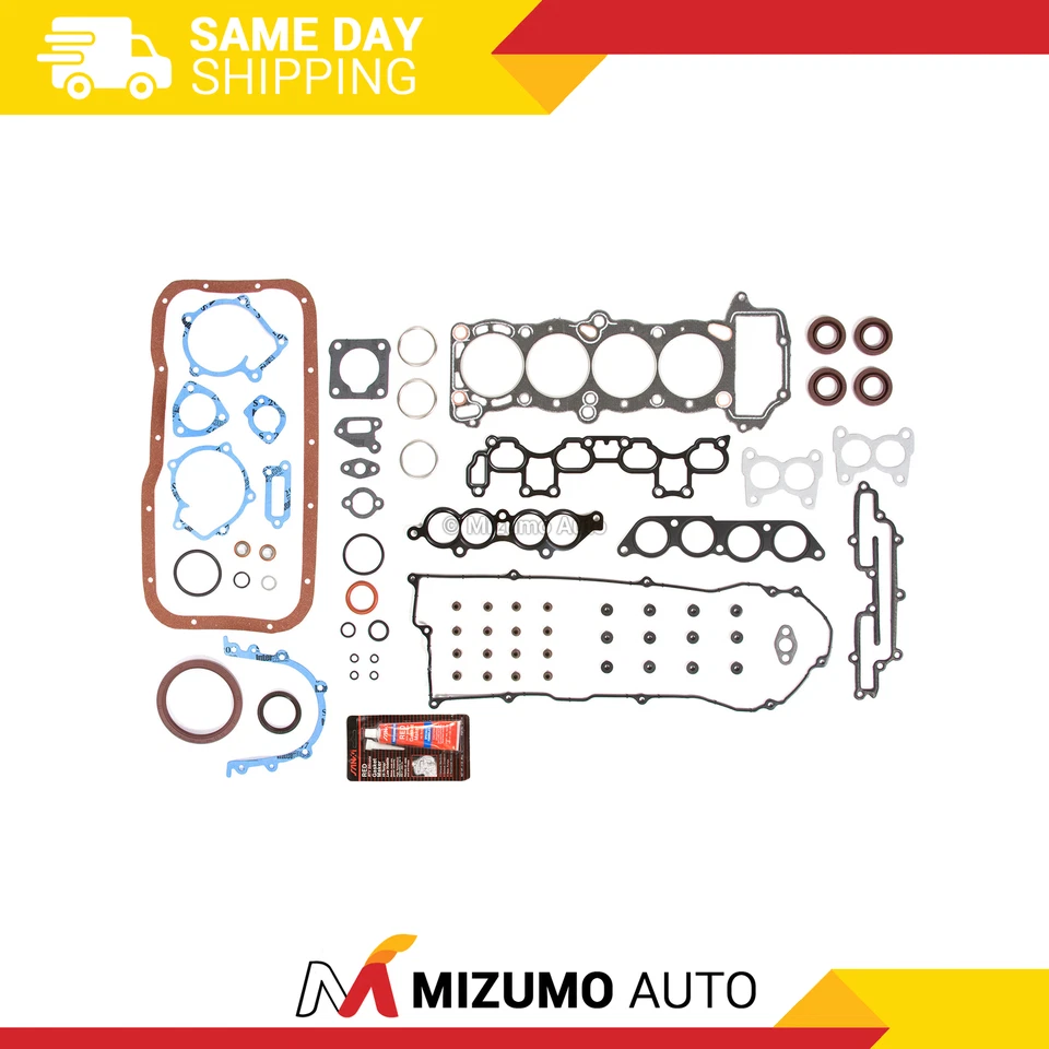 Full Gasket Set Fit 95-99 Nissan 200SX Sentra 1.6L DOHC GA16DE - Image 1 of 4