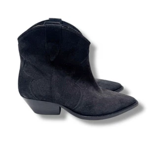Isabel Marant Dewina Cowboystiefel anthrazit Wildleder Kalbsleder Damen Gr. 36 - Bild 1 von 11