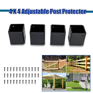 Protector de poste ajustable (rango 3,5-6 pulgadas) resistente para buzones, cubiertas, cerca - Imagen 1 de 12