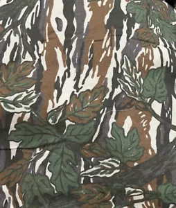 Lightweight Canvas Camo Print Fabric Remnant. 1yd 18” X 39” - Picture 1 of 4