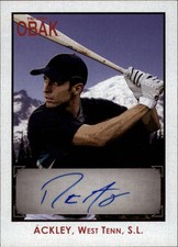 2010 TRISTAR Obak Autographs Red #A3 Dustin Ackley/5