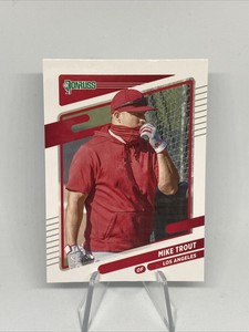 2021 Donruss Mike Trout Alternative Photo Mask card #170 - Fast Secure Shipping!