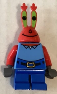 Lego Mr Krabs Minifigure SpongeBob SquarePants 3825 Rare Retired Figure - Imagen 1 de 2