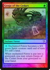 Genju of the Cedars FOIL Betrayers of Kamigawa Light Play MTG Magic DNA GAMES