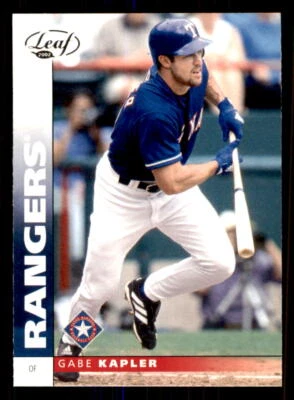 2002 Leaf  #147 Gabe Kapler Texas Rangers - Image 1 of 2