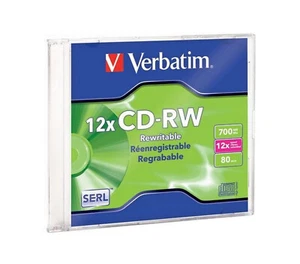 Verbatim Cd-Rw CD Wiederbeschreibbar 700 Mb. Neu - Bild 1 von 1